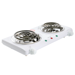 Better Chef Dual-Burner Electric Countertop Range, 3inH x 17inW x 9inD