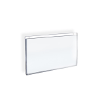 Azar Displays Wall-Mount U-Frame Acrylic Sign Holders, 8 1/2in x 11in, Clear, Pack Of 10