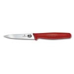 Victorinox Straight Edge Paring Knife, 3-1/4in, Red