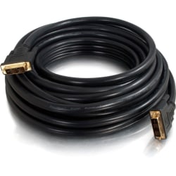 C2G Pro Series DVI-D CL2 M/M Dual Link Digital Video Cable - Video cable - single link - DVI-D male to DVI-D male - 100 ft - shielded - black