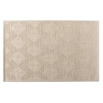 Baxton Studio Sovanna Hand-Tufted Wool Area Rug, 60in x 96-1/8in, Ivory