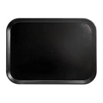 Cambro Polytread Rectangular Serving Tray, 12in x 16in, Black