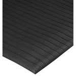 Genuine Joe Air Step Anti-Fatigue Mat, 3ft x 12ft, Black