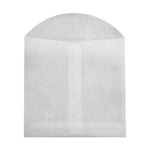 LUX Open-End Envelopes, 4in x 4in, Flap Closure, Glassine, Pack Of 10