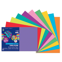 Art Street Construction Paper, 9in x 12in, Assorted, Pad Of 48 Sheets