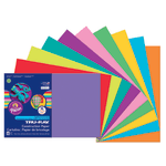 Tru-Ray Construction Paper, 50% Recycled, Assorted Colors, 12in x 18in, Pack Of 50 Sheets