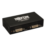 Tripp Lite 2-Port DVI Single Link Video / Audio Splitter / Booster DVIF/2xF TAA - Video/audio splitter - 2 x DVI / audio - desktop