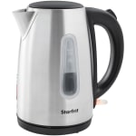 Starfrit 1.7L Stainless Steel Electric Kettle, Silver/Black