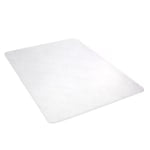 Deflecto Earth Source Chair Mat For Hard Floors, Straight Edge, 36in x 48in, Clear