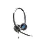 Cisco 532 Wired Dual - Headset - on-ear - wired - for IP Phone 6841, 6851, 7821, 7841, 7861, 8811, 8841, 8845, 8851, 8861, 8865, 8865NR