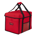 Cambro Delivery GoBags, 15in x 12in x 12in, Red, Set Of 4 GoBags