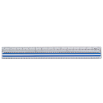 Westcott 15in Magnifying Ruler, Clear Plastic