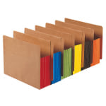 Smead Expansion File Pockets, Letter Size, Redrope, Box Of 10