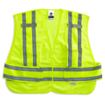 Ergodyne GloWear Safety Vest, Expandable, Type-P Class 2, X-Large/XX-Large, Lime, 8244PSV