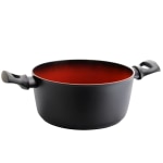 Tosca Terracotta Aluminum Non-Stick Dutch Oven, 4.75 Qt, Black