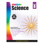 Carson-Dellosa Spectrum Science Workbook, Grade 8