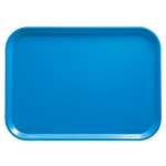 Cambro Camtray Rectangular Serving Trays, 15in x 20-1/4in, Horizon Blue, Pack Of 12 Trays