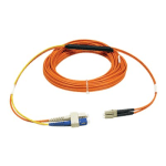 Eaton Tripp Lite Series Fiber Optic Mode Conditioning Patch Cable (SC/LC), 5M (16 ft.) - Mode conditioning cable - LC multi-mode (M) to SC multi-mode, SC single-mode (M) - 5 m - yellow, orange