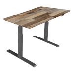 Vari Electric 48inW Standing Desk, Reclaimed Wood