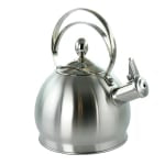 MegaChef Stainless-Steel Stovetop Kettle, 11.83 Cups, Brushed Silver