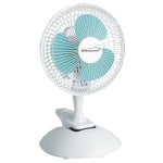 Optimus Kool Zone Mini Table Fan, 12inH x 6inW x 6inD, White