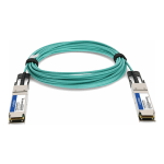 AddOn - Network cable - QSFP+ to QSFP+ - 5 m - fiber optic - active