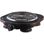 Brentwood TS-321BK 1000w Single Electric Burner, Black - Burner