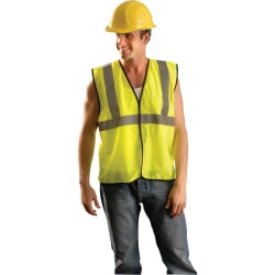 Class 2 Solid Vests, 2X/3XLarge, Hi-Viz Orange