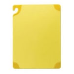 San Jamar Saf-T-Grip Cutting Board, 1/2inH x 15inW x 20inD, Yellow