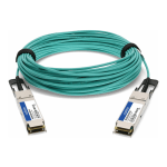 AddOn - Network cable - QSFP+ to QSFP+ - 50 m - fiber optic - active