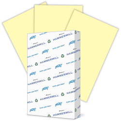 Hammermill Fore Super-Premium Color Copy Paper, Blue, Legal (8.5in x 14in), 500 Sheets Per Ream, 20 Lb, 30% Recycled