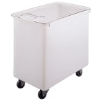 Cambro Flat-Top Ingredient Bin, 42.5 Gallons, 29inH x 18-1/2inW x 29-1/2inD, White