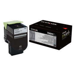 Lexmark 70C0H10 High-Yield Black Toner Cartridge