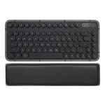 Azio Retro Wireless Keyboard, Compact, Gunmetal