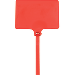 Partners Brand Identification Cable Ties, 9in, Red, Case Of 100