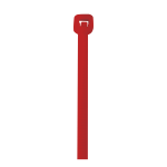 Partners Brand Colored Cable Ties, 50 Lb, 11in, Red, Case Of 1,000 Ties