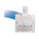 C2G Cat5e Non-Booted Unshielded (UTP) Network Crossover Patch Cable - Crossover cable - RJ-45 (M) to RJ-45 (M) - 25 ft - CAT 5e - stranded - blue