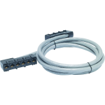 APC Cat5e CMR Data Distribution Cable - RJ-45 Female - RJ-45 Female - 33ft - Gray