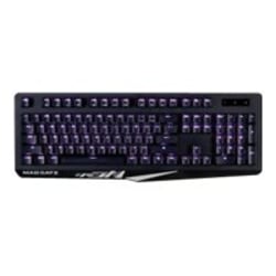 Mad Catz S.T.R.I.K.E.4 - Keyboard - backlit - USB - AZERTY - key switch: CHERRY MX Red - black