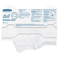 Scott Toilet Seat Covers - 15in Width x 17in Length - For Toilet - 3000 / Carton - White