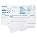 Scott Personal Toilet Seat Covers, 15in x 18in, White, Pack Of 125