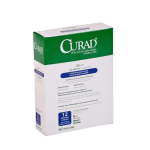 CURAD Sterile Overwrap Petrolatum Gauze, 3in x 18in, White, Pack Of 72