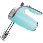 Brentwood HM-48BL Lightweight 5-Speed Electric Hand Mixer, Blue - 150 W - Blue