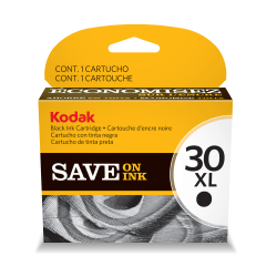 Kodak 30XL High-Yield Black Ink Cartridge, 1550532