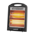 Brentwood 600-Watt Portable Space Heater, 13-1/4in x 3-1/4in, Black