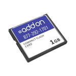 AddOn 1GB Cisco MEM-CF-256U1GB Compatible Compact Flash - Flash memory card - 1 GB - CompactFlash - for Cisco 1921, 1921 4-pair, 1921 ADSL2+, 1941, 2901, 2911, 2921, 2951, 3925, 3945