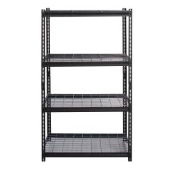 Safco Boltless Shelving, 48 1/2in Wide, Black