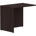 Lorell 35inW Desk Return Shell, Espresso