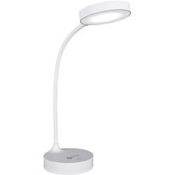 OttLite Rechargeable Desk Lamp With Lighted Mirror, 16-15/16inH, White