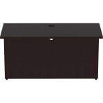 Lorell Essentials 48inW Desk Bridge, Espresso